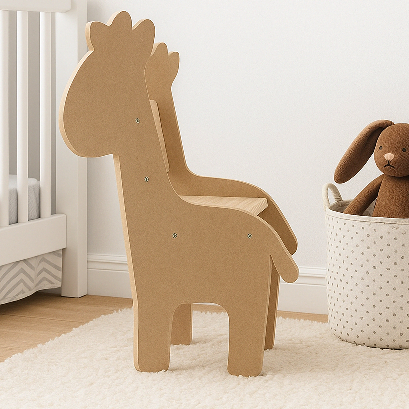 1 Cadeira infantil 60cm com encosto