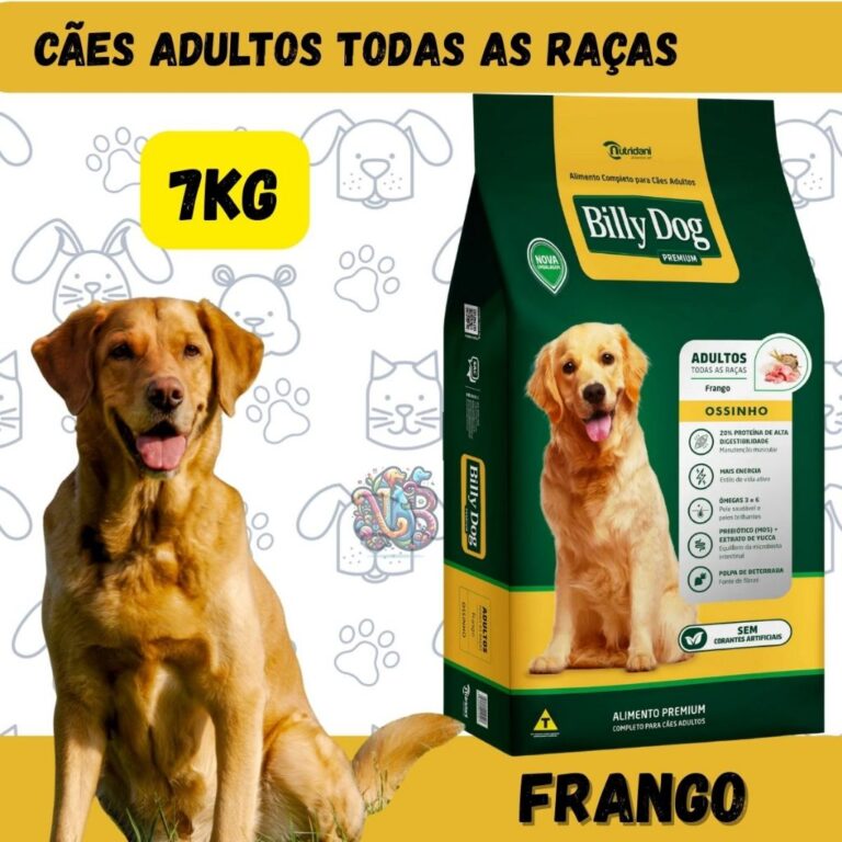 Billy Dog Ossinho Ração Premium Cães Adultos Fr