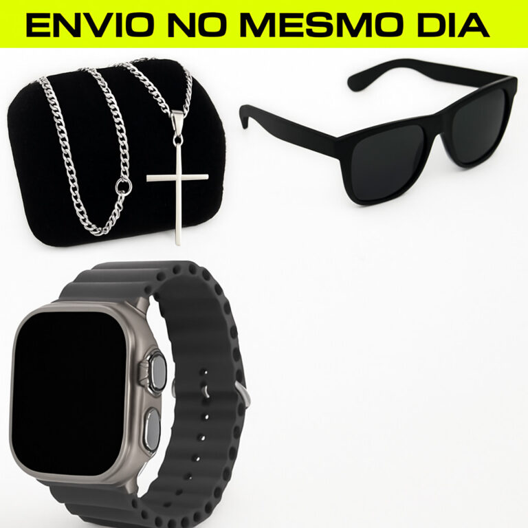 Kit Relogio LED Masculino  Óculos Premium