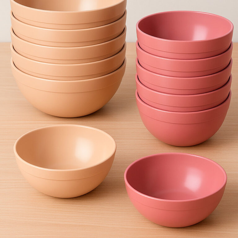 Kit Cumbuca Bowl Cores Neutras 600ML Para Sopa E S