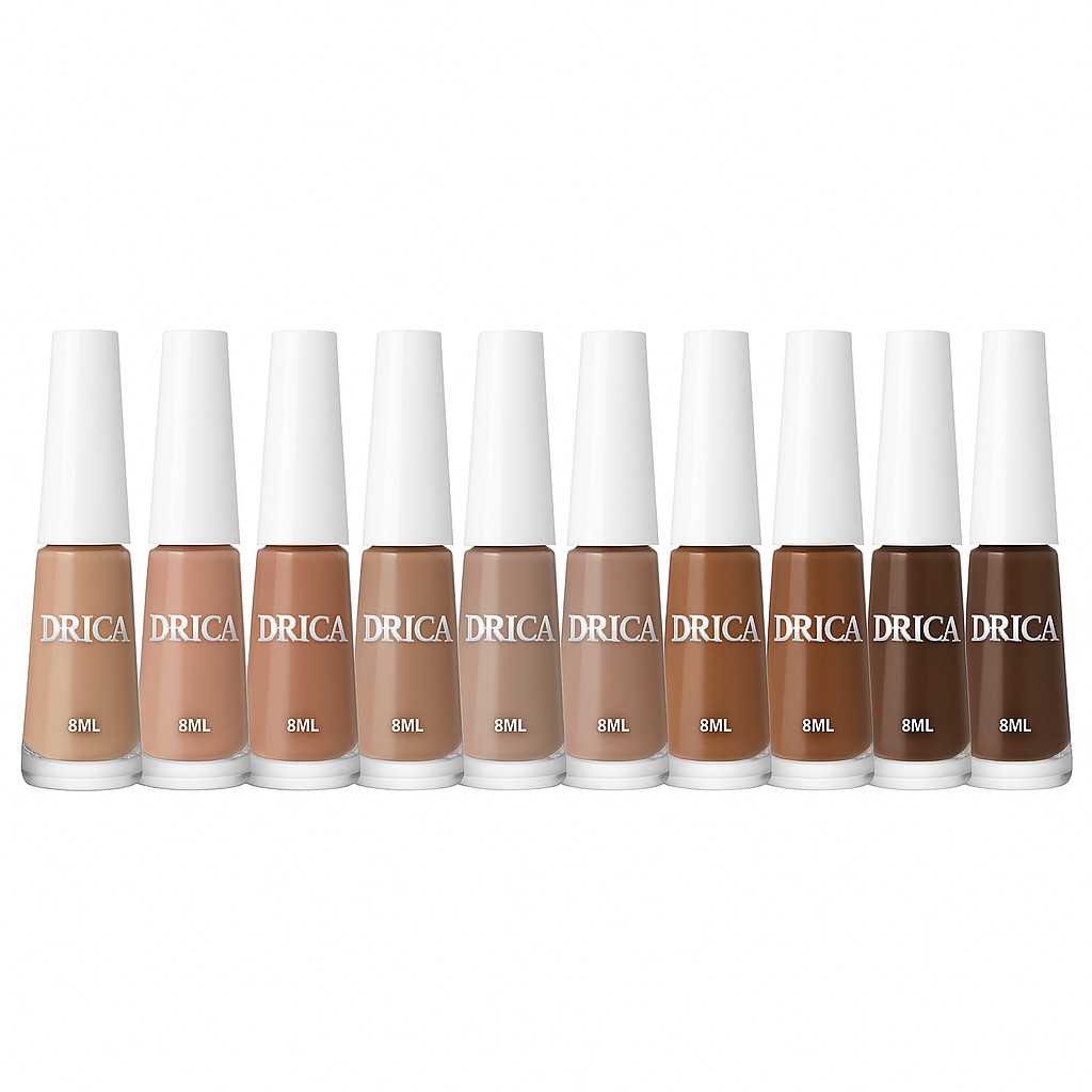 Kit 10 Esmaltes Nudes Diferentes – Drica – Envio Imediato