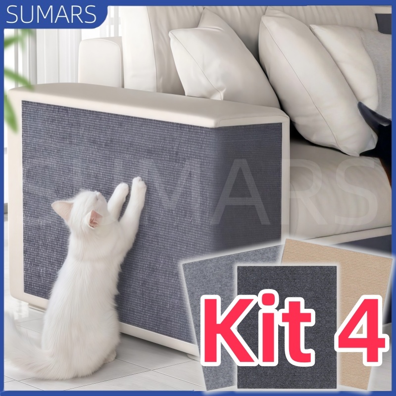 Arranhador Adesivo para Gato Auto-Adesivo Protetor para Sofá e Cama Box – Carpete Premium