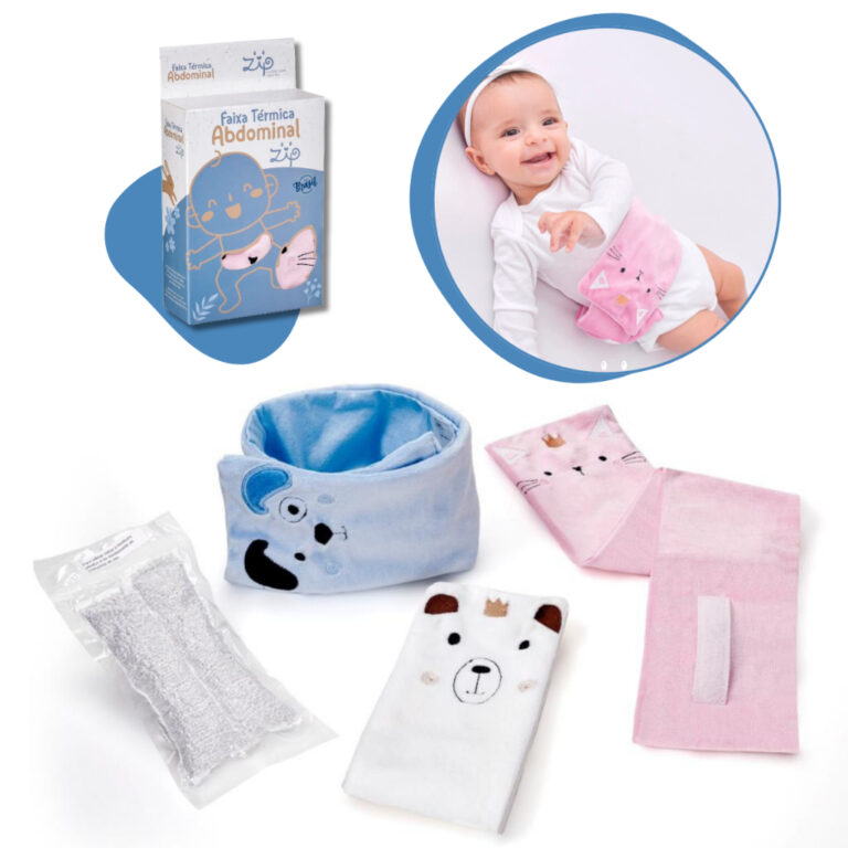 Faixa Bolsa Térmica Abdominal com Ervas Bebês Al