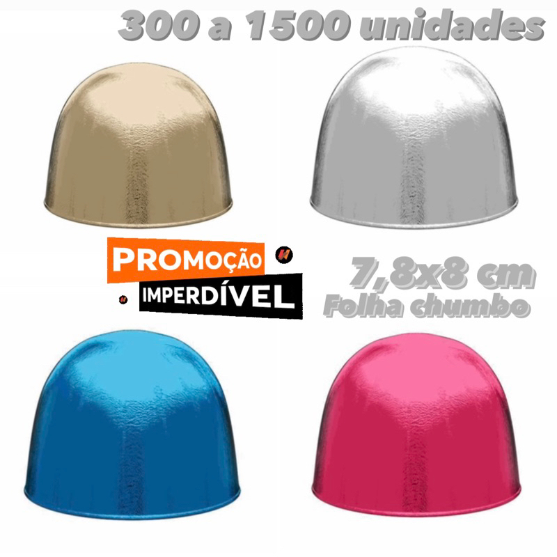 Papel Chumbo para Doces – 300 ~1500 unidades P 8X7,8 cm  EMBALAGEM CHUMBO BOMBOM PASCOA 2026 (CHOCO)