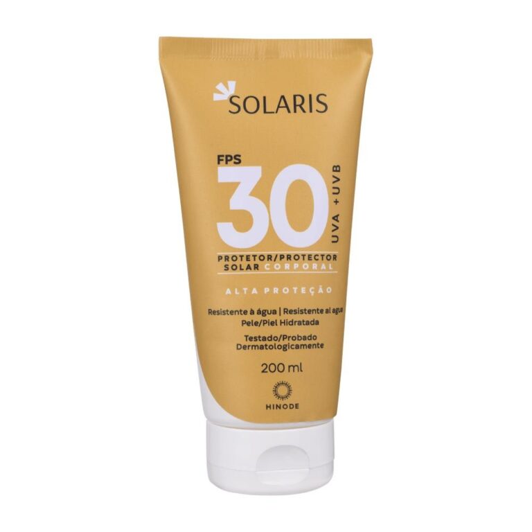 Protetor Solar Corporal Solaris UVA e UVB FPS 30 2