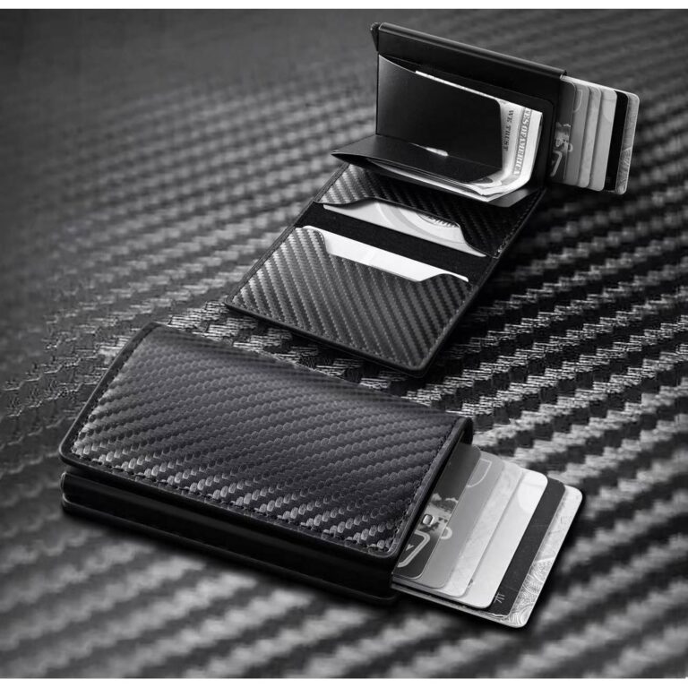 Porta-cartões RFID fino Anti-roubo Porta-cartões