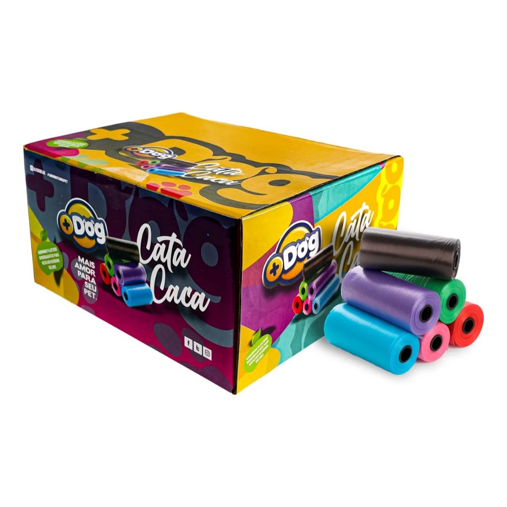 Refil Cata Caca 36 Rolos 540 Saquinhos Coletor Higiênico Pet