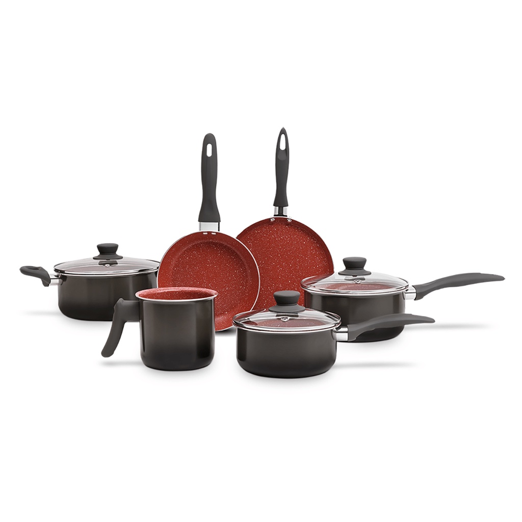 Jogo de Panelas Brinox Ceramic Life Easy – 6 Peças Antiaderente Cerâmico.