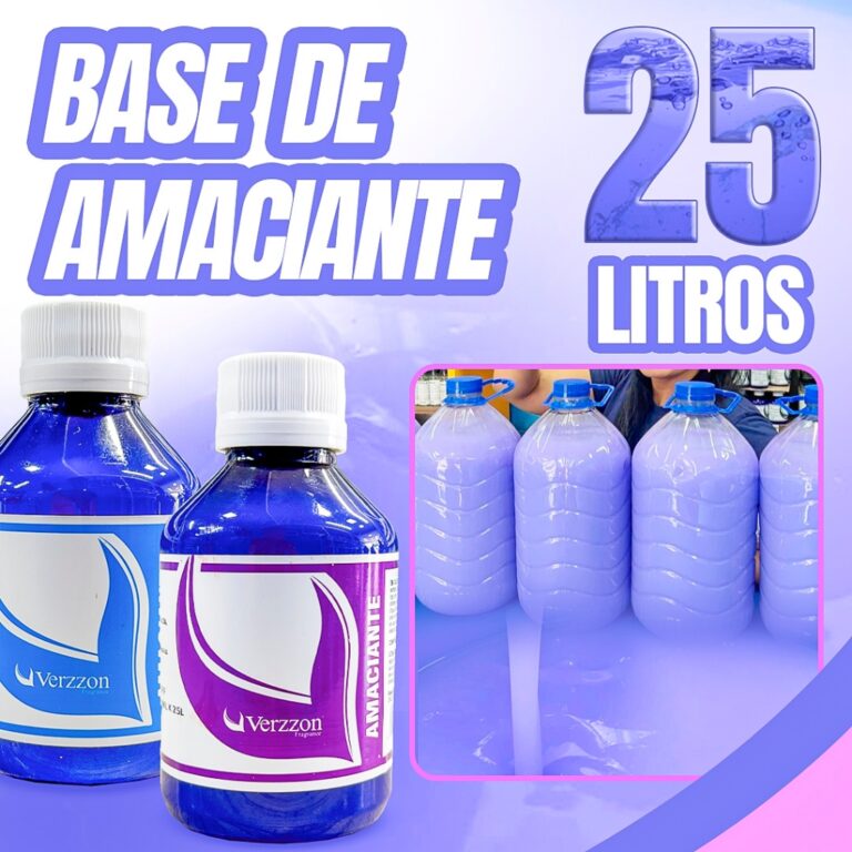 Base Amaciante concentrada Verzzon faz 25 litros p