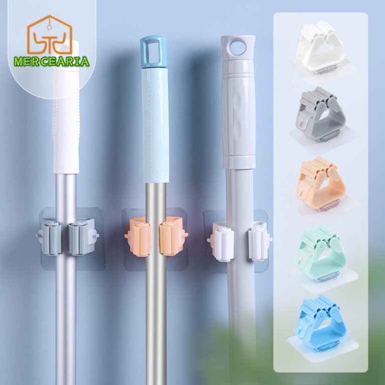 5 pcs Mop Suporte Vassoura Utensílios Multiuso Su
