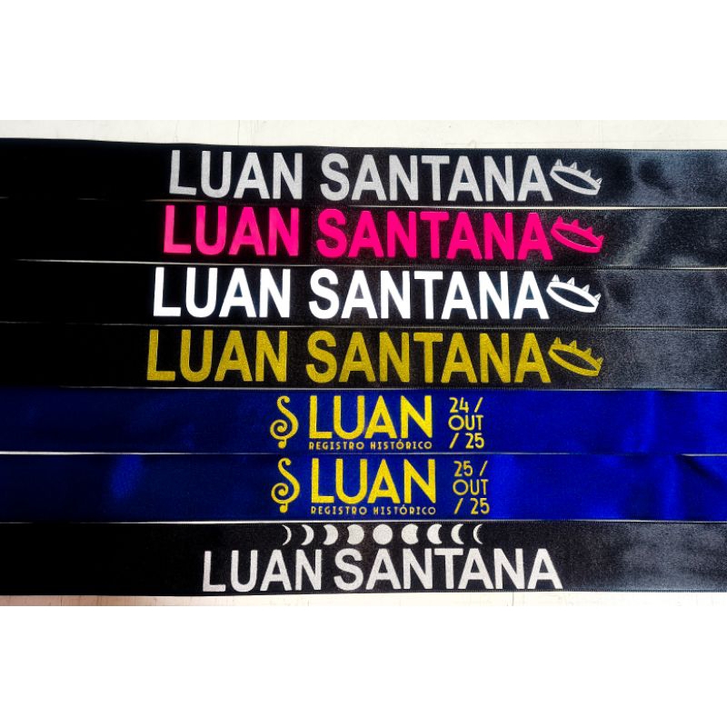 Headband Faixa de Cabeça Luan Santana Registro Histórico