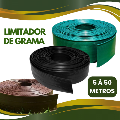 Limitador De Grama Separador Jardim Com Borda 5 a 