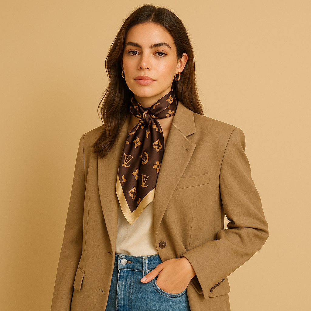 Lenço Cetim 90×90 Cabeça Pescoço de Seda Super Moda envio imediato