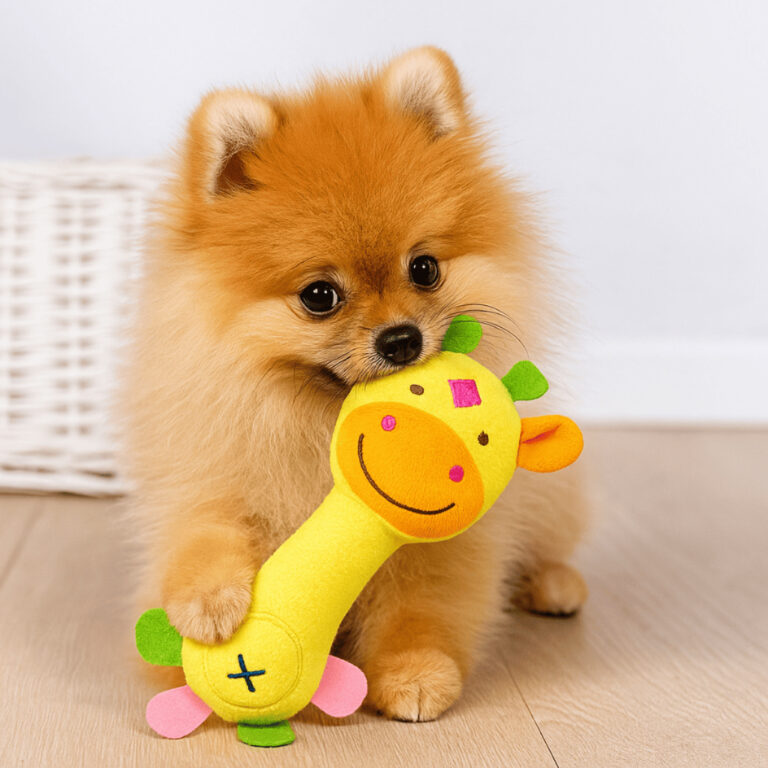 Mordedor Pelúcia Brinquedo Filhotes Cães Pet Div