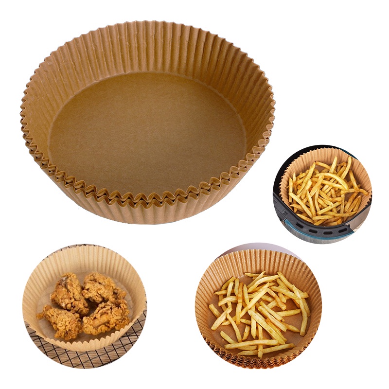 Papel Forro Air Fryer Antiaderente Forma Redonda Resistente A Calor CHEF D
