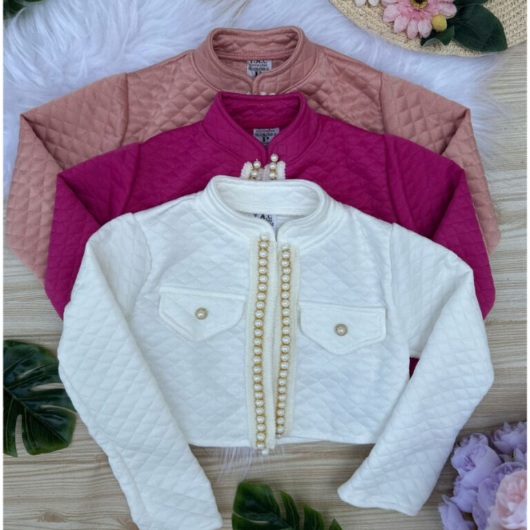 Bolero infantil meninas 02 ao 08 premium blogueir
