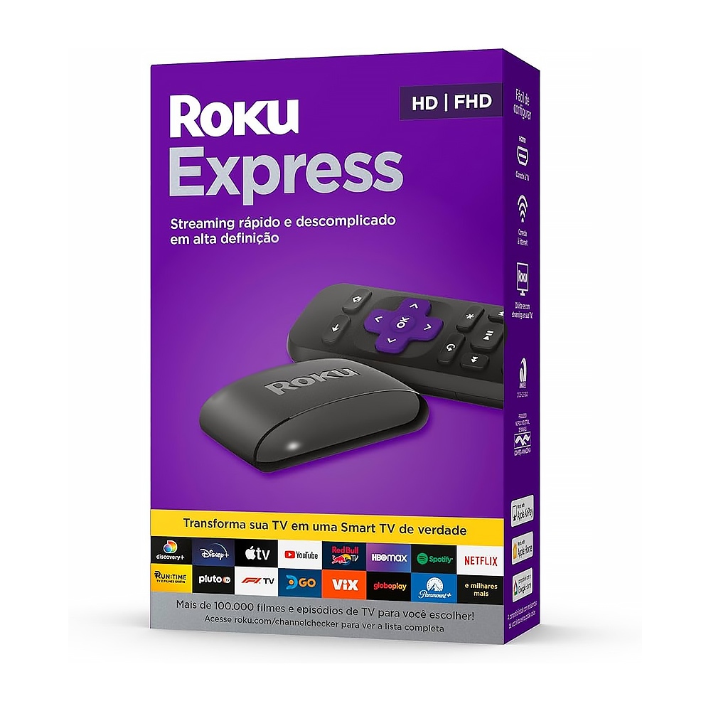 Roku Express Streaming Player 3960br-SG Hd Wi-fi Dual Band