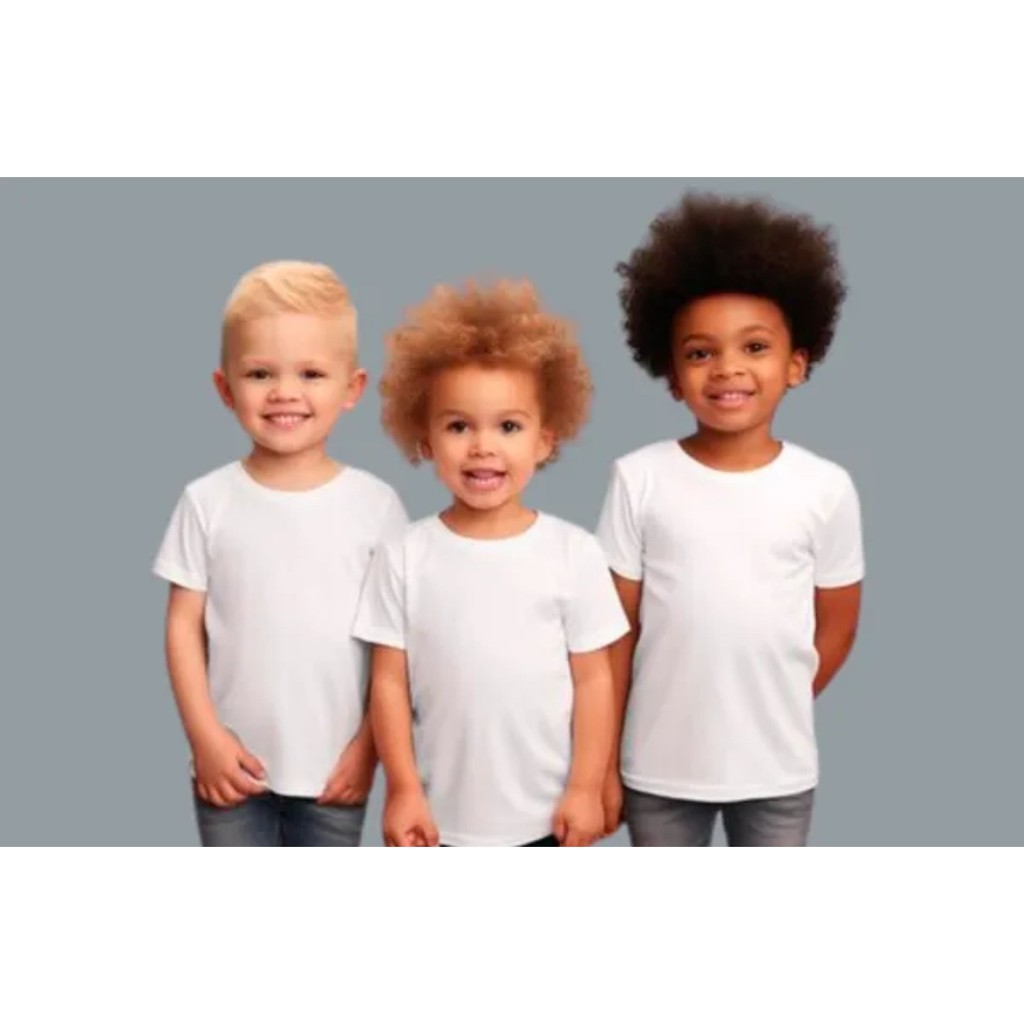 Camiseta Branca Infantil – A Camiseta que Aguenta o Ritmo das Crianças