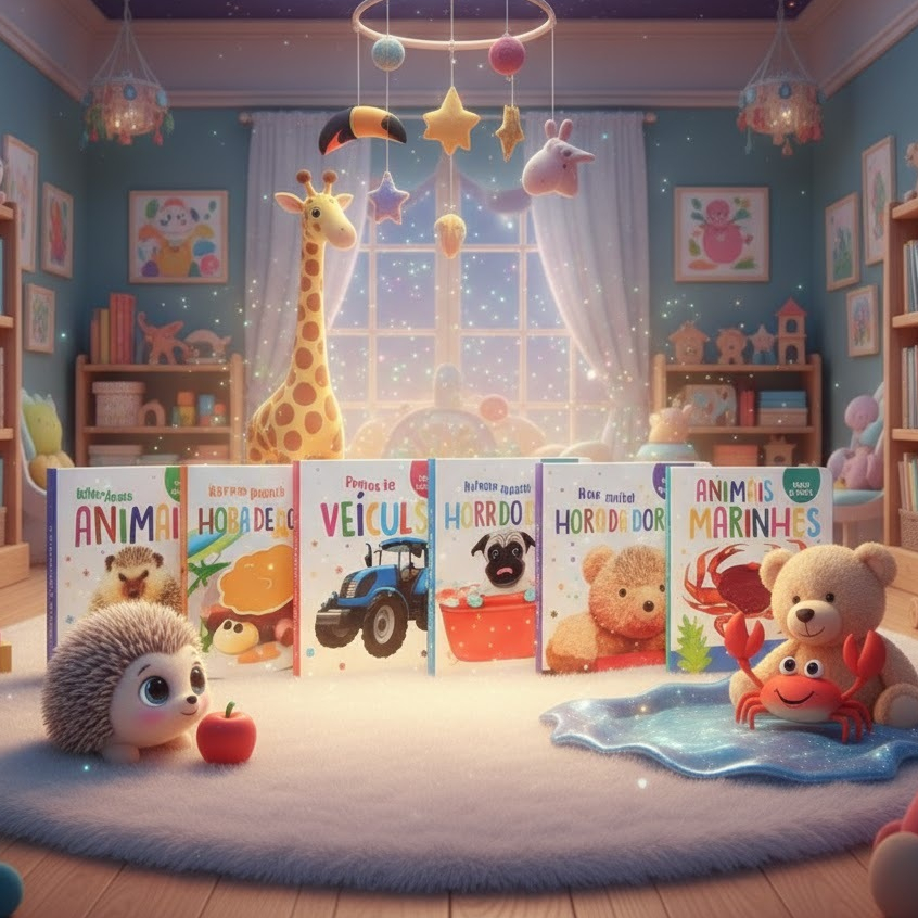 Toque e Sinta / Aprenda com o Toque / Texturas / + 1 Ano