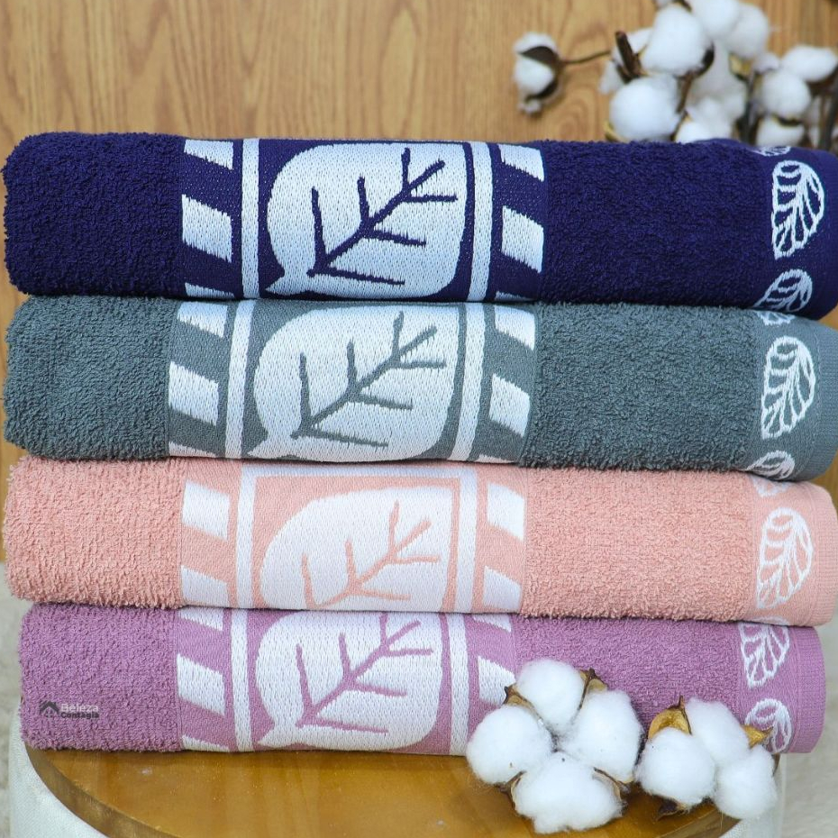 Kit 4 Toalha de banho Grande  Gigante 100% algodão Luxo Linha Premium  Alta absorção 1,35×75 cm