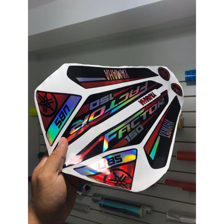 kit adesivos holograficos factor 150 2024