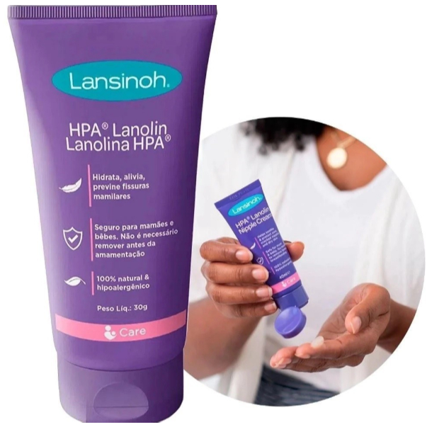 Pomada para Mamilos Lansinoh HPA Lanolina 100% nat