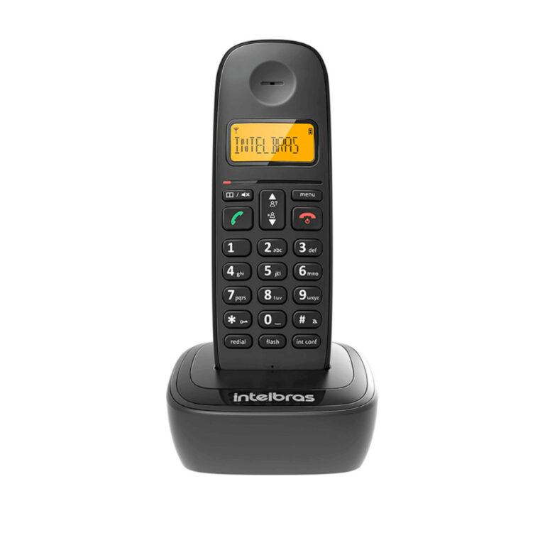 Telefone Sem Fio Intelbras Ts 2510 Preto Até 7 Ra