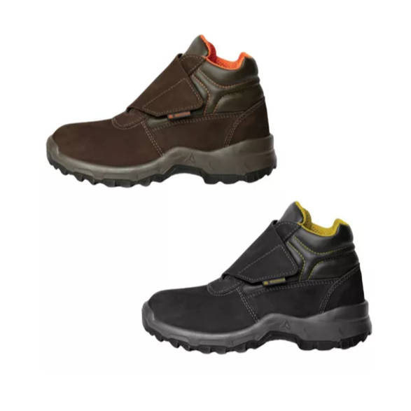 Bota Com Velcro Nobuck Marrom Vitoria CA 35437 Del