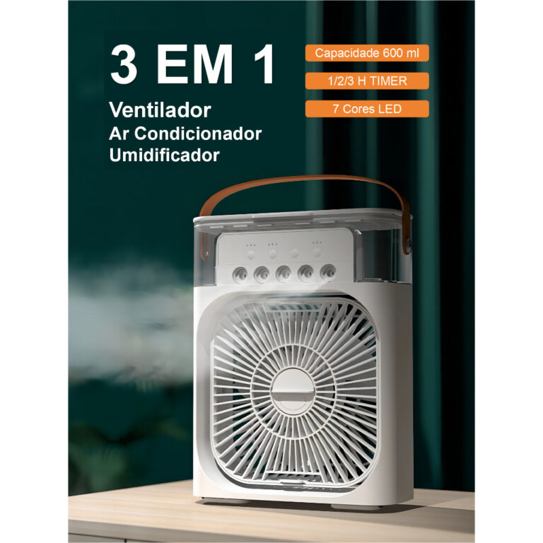 Ventilador Climatizador Ar Ventilador Umidificador