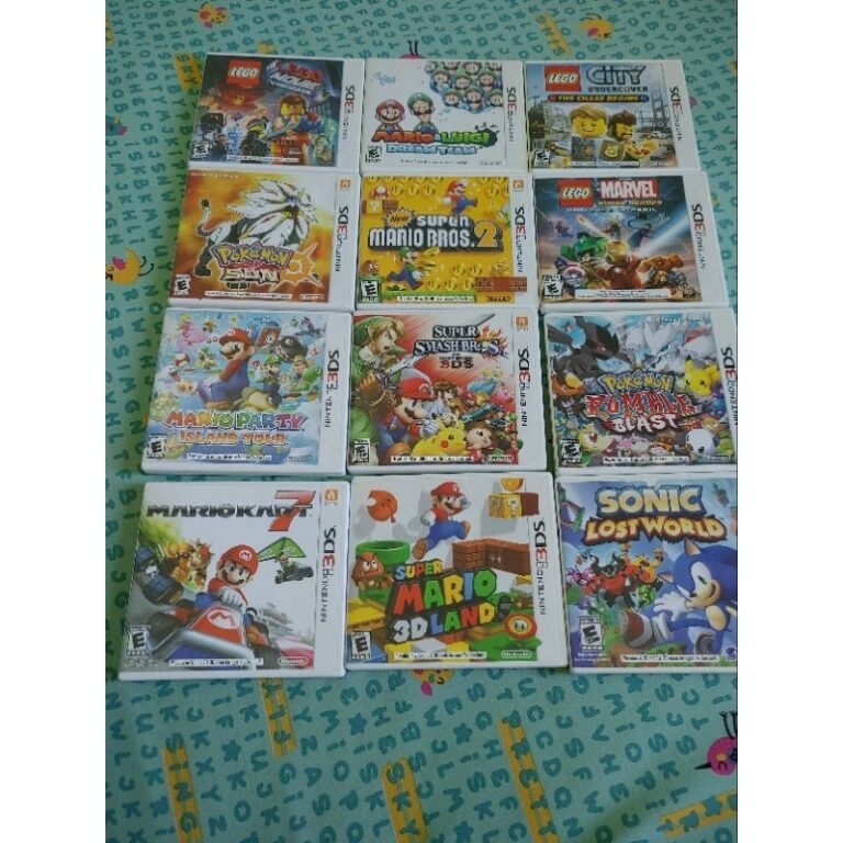Jogos usados de Nintendo 3DS – NOVO ESTOQUE