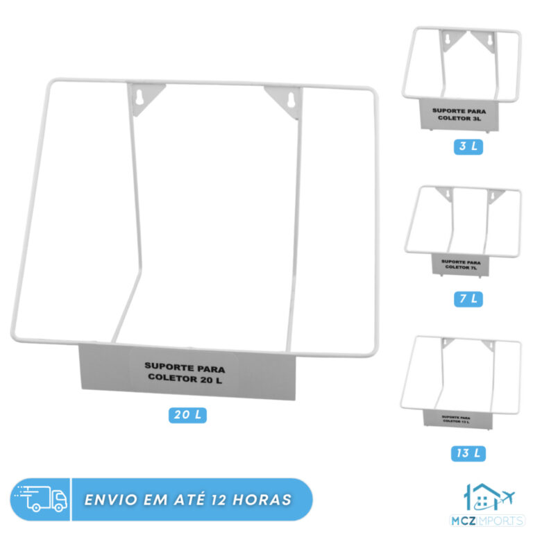 Suporte para Caixa Coletora 3L, 7L, 13L, 20L Mater