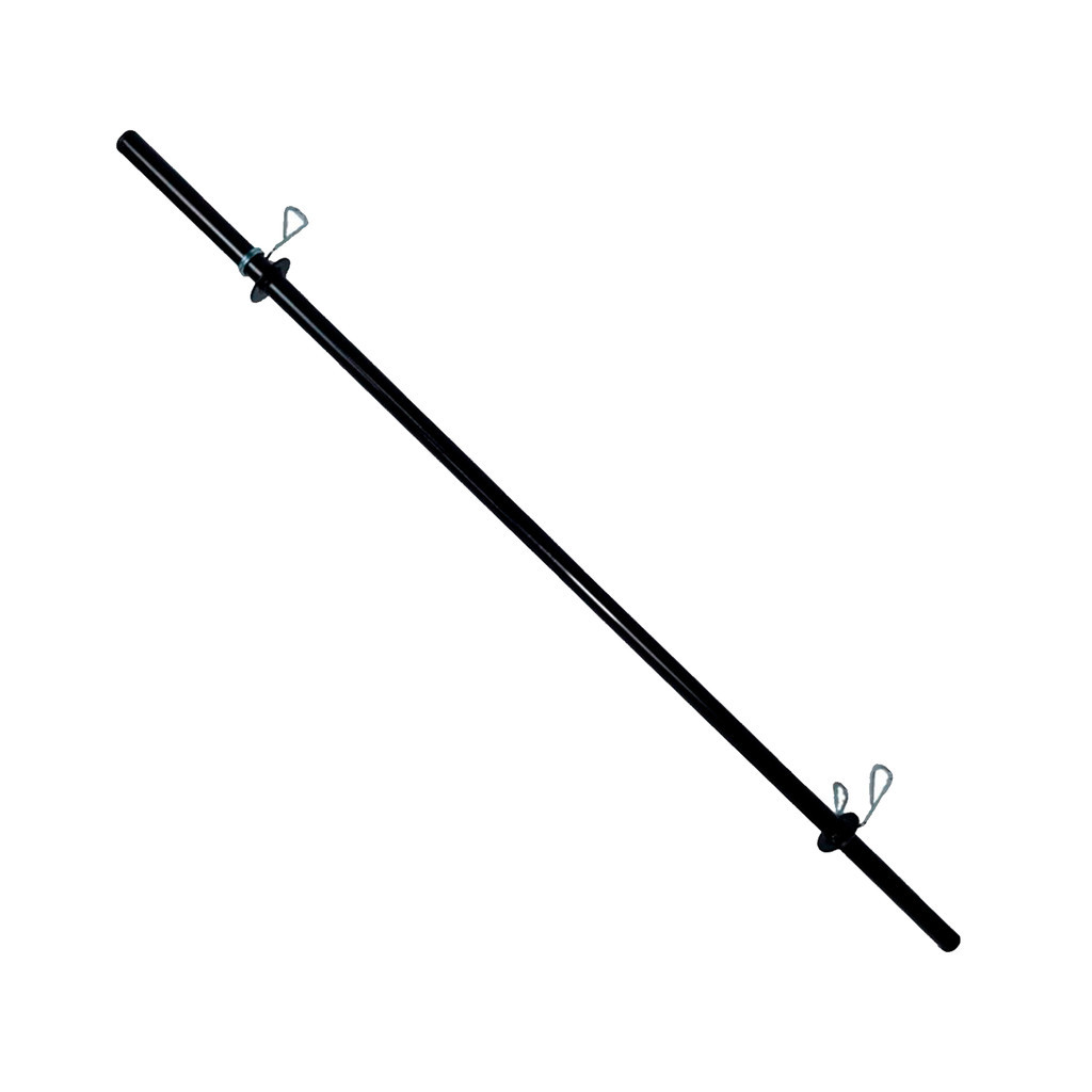 Barra 1,20 Mt Musculação Oca Com Presilhas P/ 50kg Supino