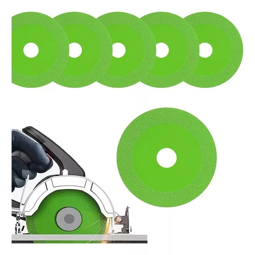 Kit 5, 3 e 1 Disco Ultrafino Corte De Vidro Espelho E Porcelanato