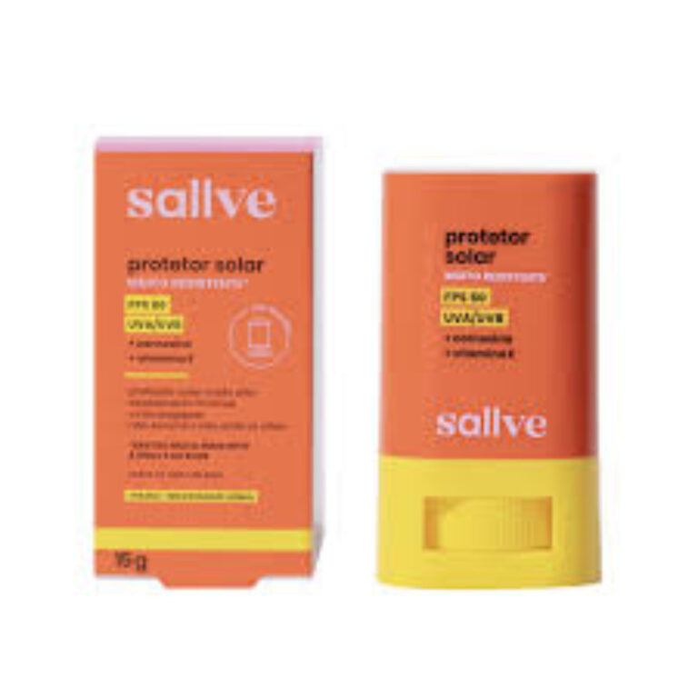 Sallve Protetor Solar em Bastão FPS 60 Sallve 15g