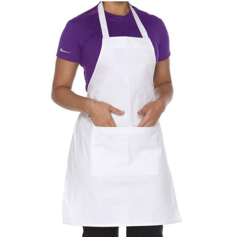 Avental Oxford com Bolso Copa Garçom  Garçonete 