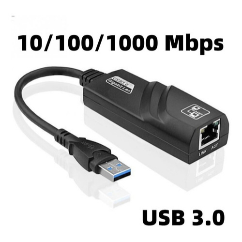 Adaptador Rede Usb 3.0 Gigabit Rj45 Ethernet 10/10