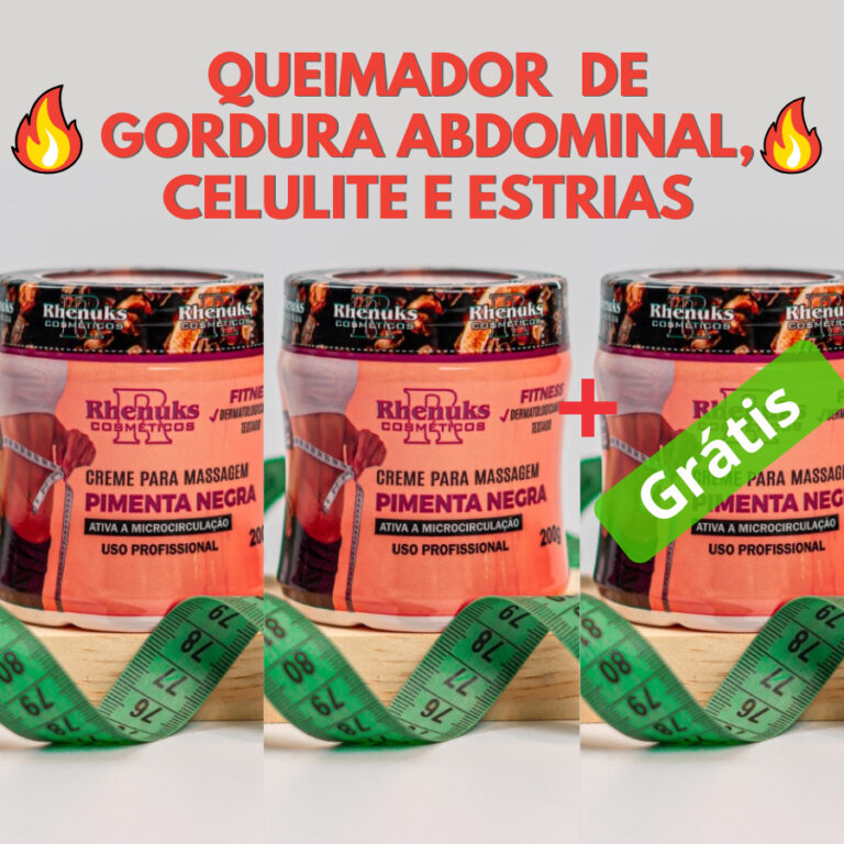 Kit 3 Gel Creme Massageador Pimenta Negra 200G Rhe