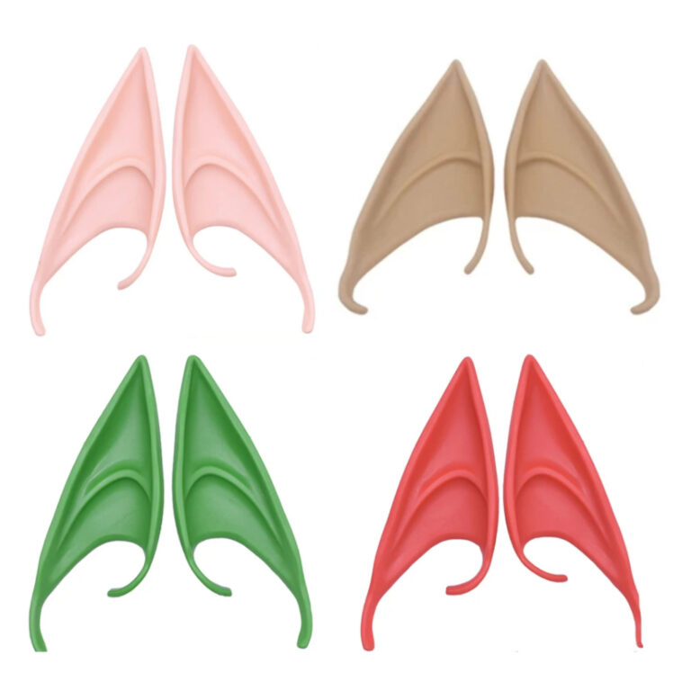 Orelha de Elfo Látex Cosplay Fantasia Anime (Par)