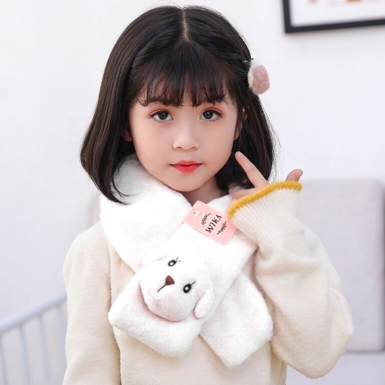 Cachecol Infantil pelucia de Bichinhos para Invern