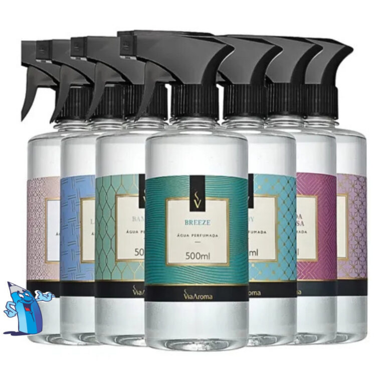 ÁGUA PERFUMADA 500ML VIA AROMA SPRAY PARA TECIDO 