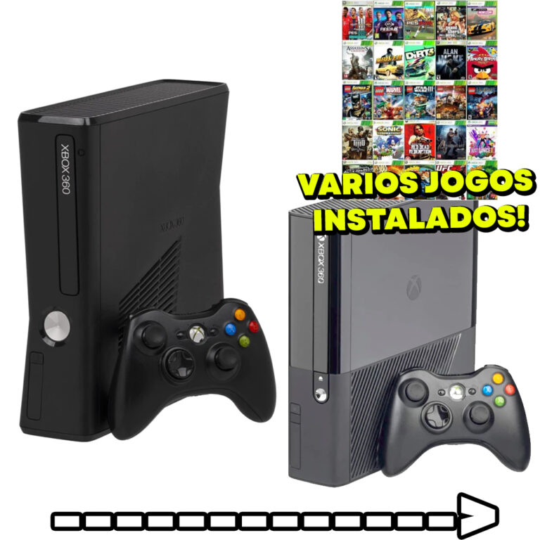 XBOX 360 Slim e Super Slim RGH COM HD COMPLETO LOT