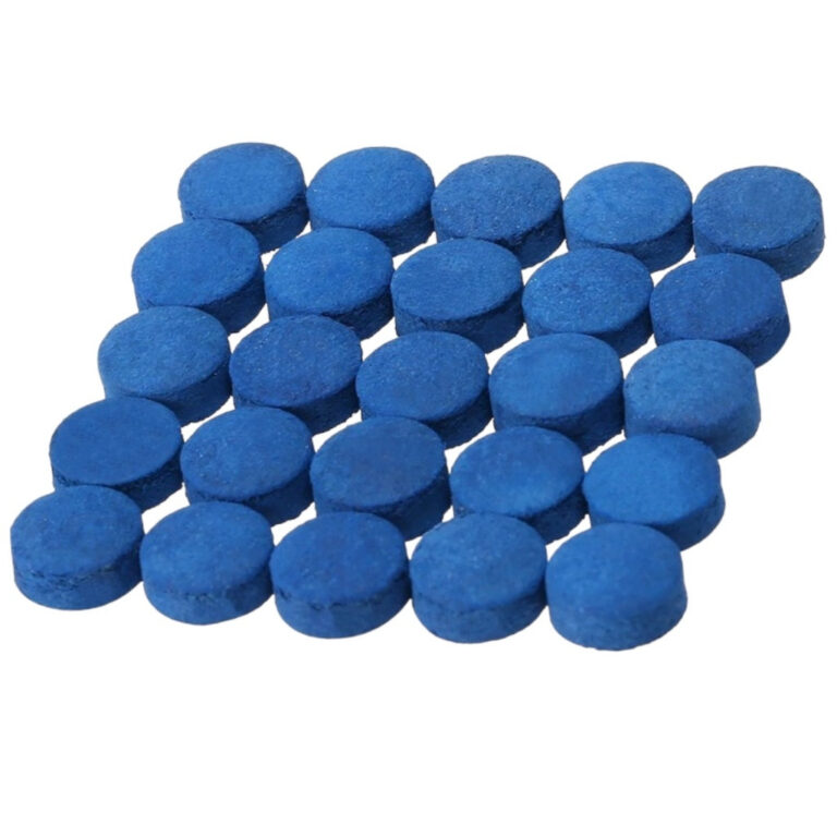 Sola de Couro Azul 10 mm para Taco de Bilhar Sinuc