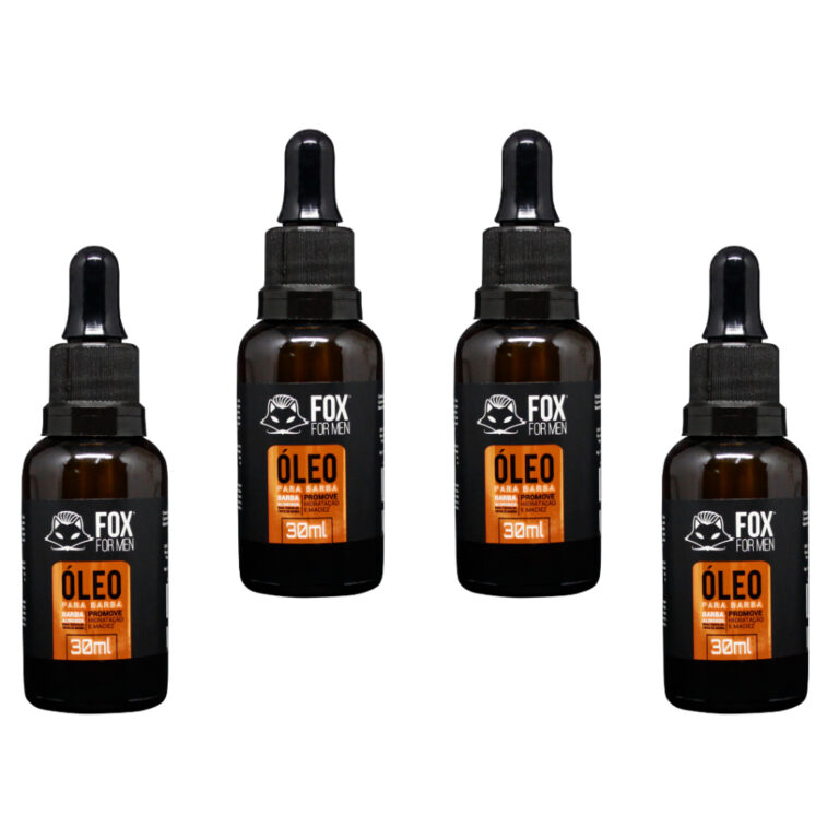 ÓLEO PARA BARBA 30ML GOTAS FOX FOR MEN