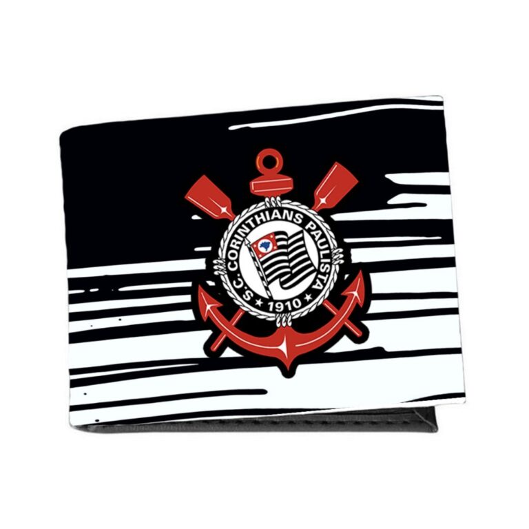 Carteira Infantil Estampada Futebol Porta Notas Mo