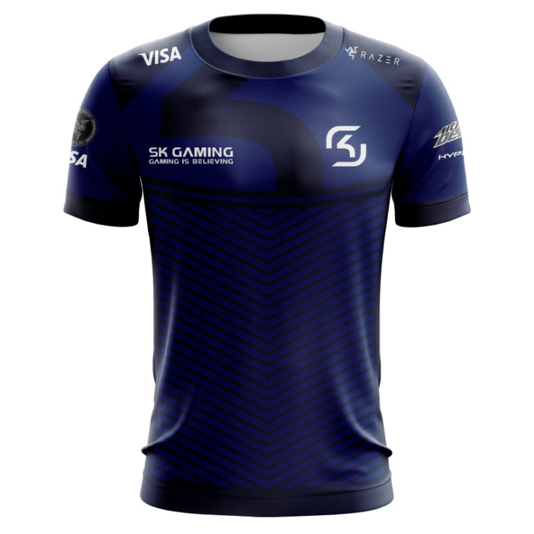 Camiseta Jersey Sk Gaming cores com nome personali
