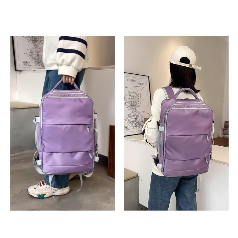 Mochila de grande bagagem expansível mochila escolar unisex na moda de computador saco de viagem de