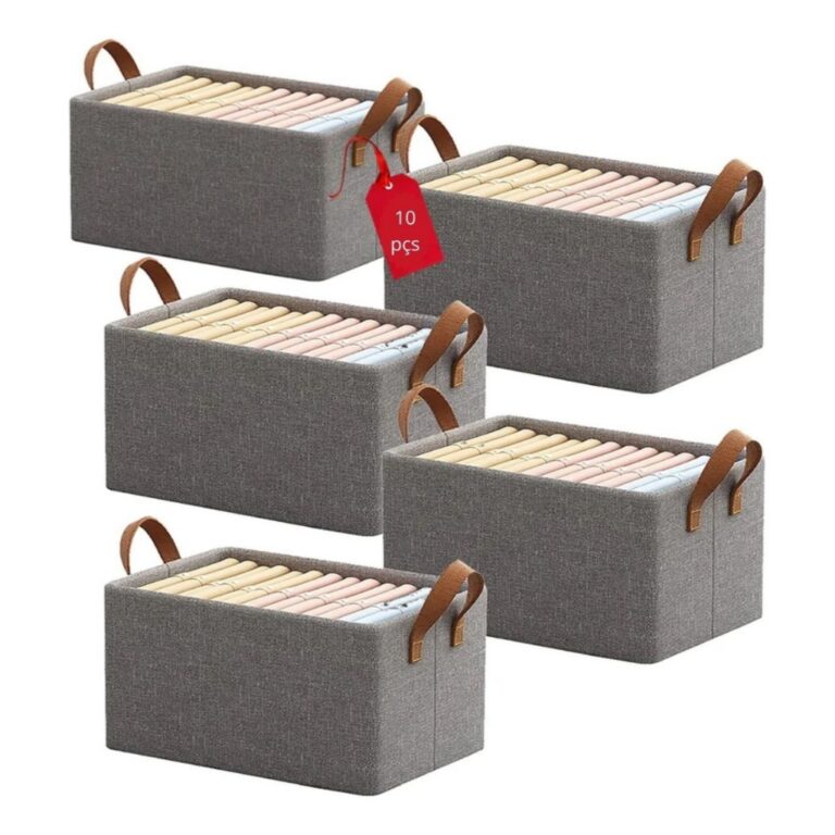 Kit Até 10 Caixa Organizador Roupas Íntimas Mult