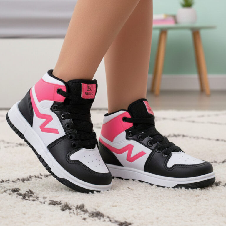 Tênis Infantil Feminino Casual Botinha Escolar Ni