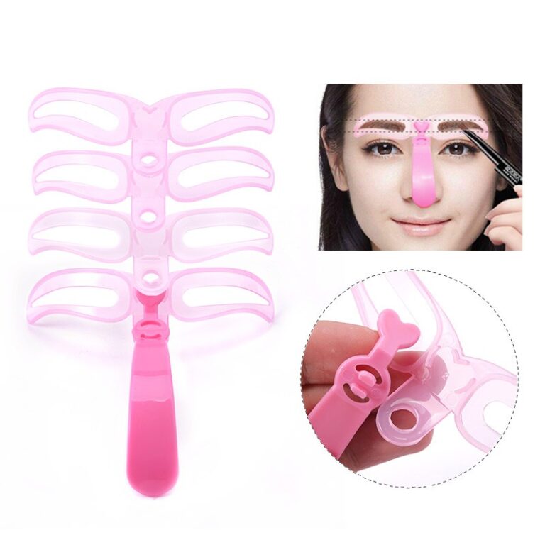 Molde De Sobrancelha 8 Em 1 Com Design Reutilizáv