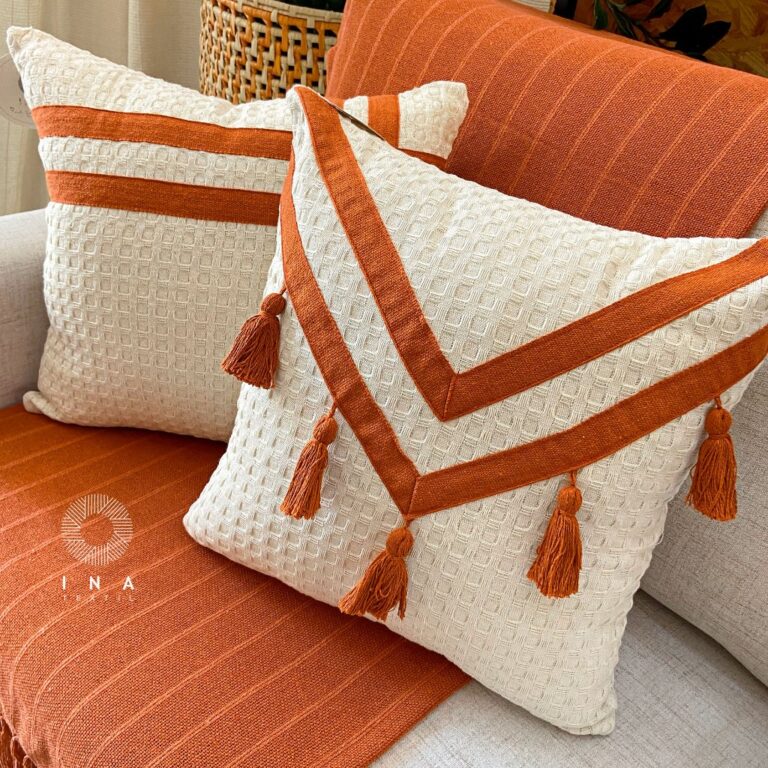 Capa Almofada Boho Chic 43×43 Decorativa Pomp